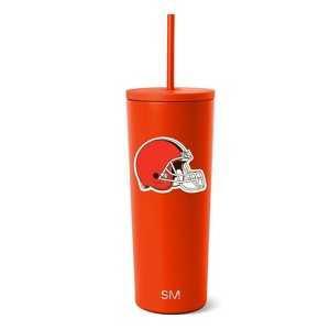 NFL Cleveland Browns Simple Modern Stainless Steel Classic Tumbler - 24oz - 1 of 3