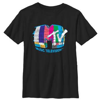 Boy's MTV Test Pattern Logo T-Shirt