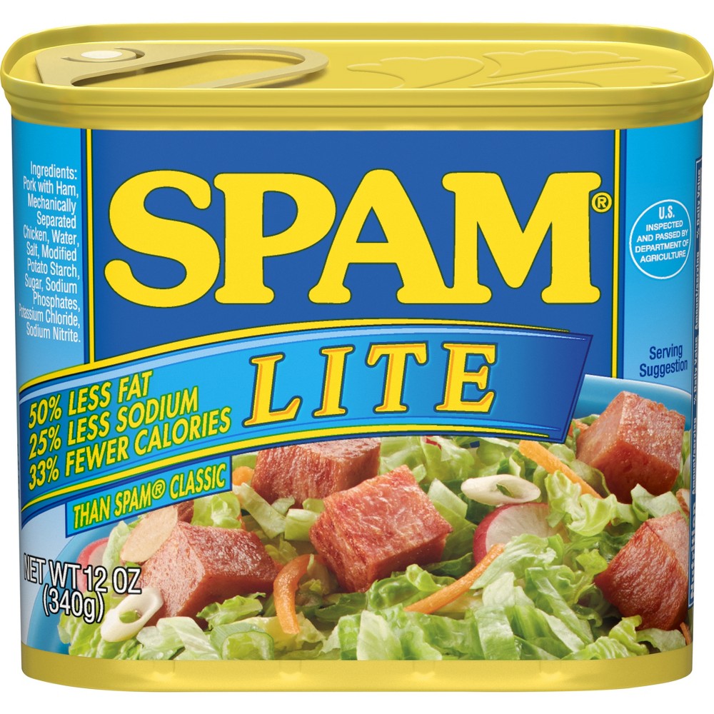 UPC 037600175340 product image for SPAM Lite Lunch Meat - 12oz | upcitemdb.com