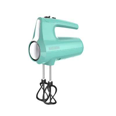 BLACK+DECKER Helix Performance Premium Hand Mixer 5-Speed Mixer Mint Green - MX610M