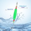 Unique Bargains Plastic Weighted Popping Corks Olive Fishing Floats Rigs 2 Pcs - 3 of 4
