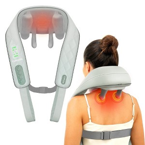 Snailax Cordless Neck Shoulder Massager with Heat & Shiatsu Back Massage Pillow with Deep Tissue Kneading - 1 of 4