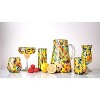 Amici Home Carnaval Pitcher, Imbedded Opaque Beads, Recycled Handblown Artisanal Mexican, Tabletop Glassware, 8″ D x 8″ H,80-Ounce - 2 of 4
