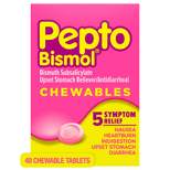 Pepto-Bismol  5 Symptom Digestive Relief Chewable Tablets 48ct