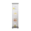 Glass Display Cabinet With Lockable Doors 4 Shelves Floor Standing Storage Case - 2 of 4