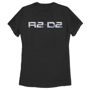 Women's Star Wars: The Rise of Skywalker R2-D2 Text T-Shirt - 1 of 3