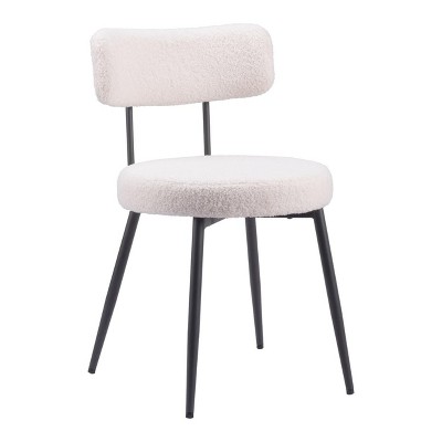 Zuo Blanca Dining Chair (Set of 2) Ivory
