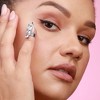 SOHI Women's Crystal Silver Opulent Nail Ring - 3 of 4