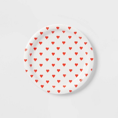 Valentine's Day 10ct Mini Hearts Dinner Plate - Spritz™