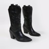 Berness Women's Montana Faux Leather Mid-Calf Western Cowboy Boots - 2 of 4