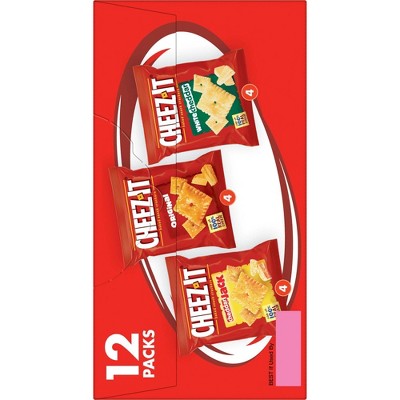 Cheez-It Baked Snack Crackers Variety Pack 12ct