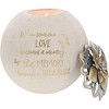 Pavilion Gift Company - When Someone We Love Becomes A Memory, That Memory Becomes A Treasure - Round 5 Inch Tealight Candle Holder - 4 of 4