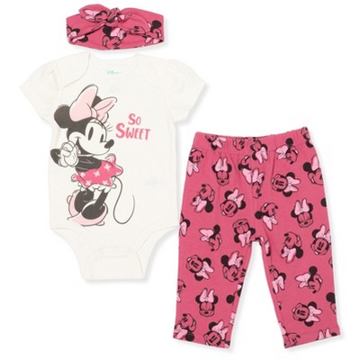 minnie mouse, white / pink