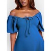 Rebdolls Women's Have It All Peasant Top A-Line Midi Dress - 3 of 4