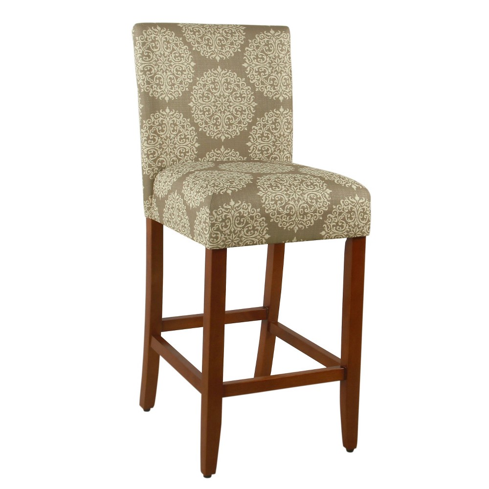 29 Braeburn Barstool Taupe/Medallion Cream - HomePop was $139.99 now $104.99 (25.0% off)