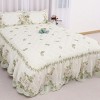 Acoinel Lightweight Cotton Bedspread Set Green Leaves - 2 of 4