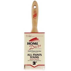 Linzer Home Decor 3 in Flat Paint Brush - Case of 12 - 1 of 1