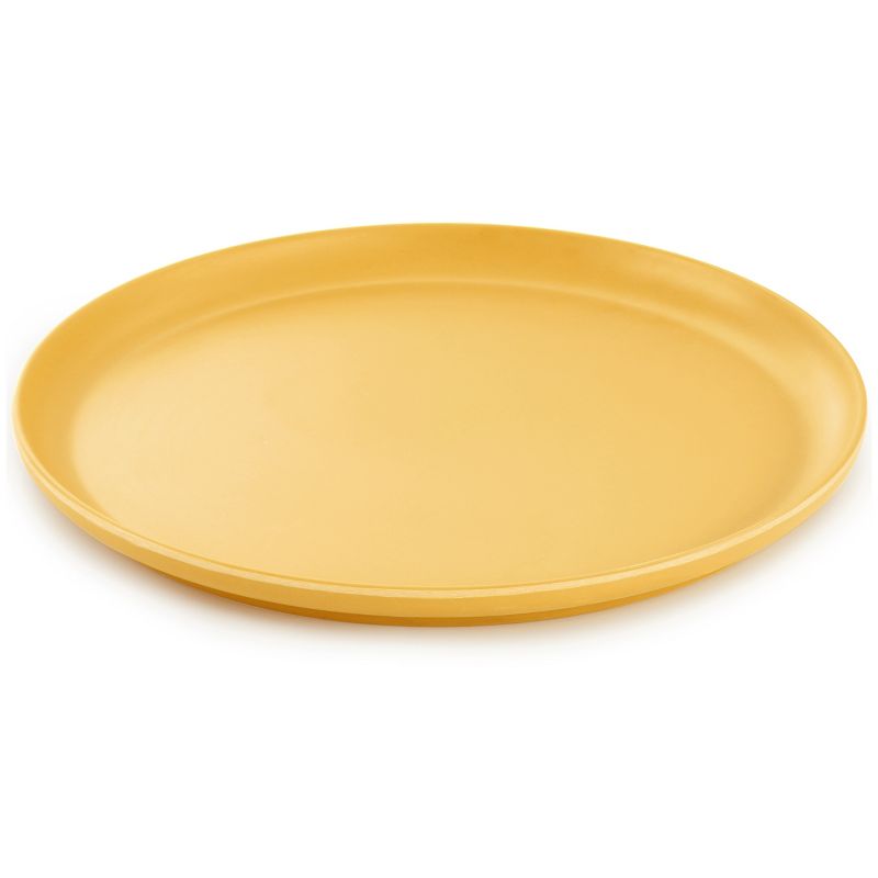 Gibson Home Canyon Crest 12 Piece Round Melamine Dinnerware Set in Yellow, 3 of 9