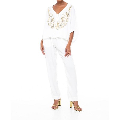 Women's Evening Rayon Miami Top - SKEMO