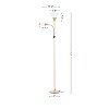 MAYEERTY 71.3" Torchiere Floor Lamp - 2-in-1 Main + Reading Light, 3 Color Temperatures, 4 Colors - 3 of 4