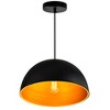 CWI Lighting Modest 1 Light Down Pendant With Black Finish - 4 of 4