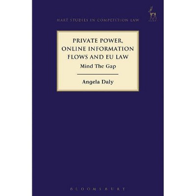 Private Power, Online Information Flows and EU Law - (Hart Studies in Competition Law) by  Angela Daly (Paperback)