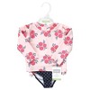 Hudson Baby Girls Swim Rashguard Set, Pink Navy Roses - 2 of 4