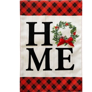 Briarwood Lane Christmas Burlap House Flag 40x28 For Outdoor Holiday Home For Christmas House Flag - 1 of 4