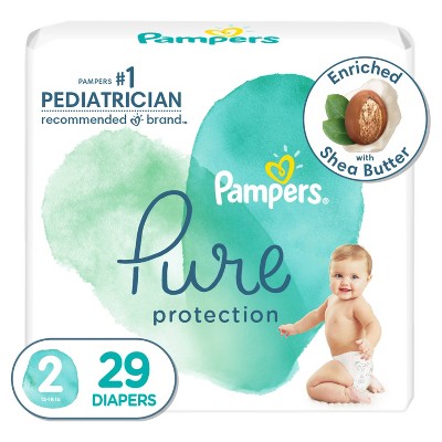 pampers pure size 2 diapers