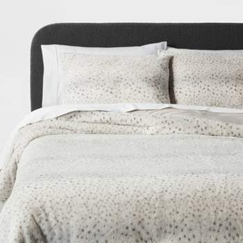 3pc Luxe Faux Fur Comforter and Sham Set - Threshold™