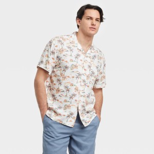 Men's Short Sleeve Camp Shirt - Goodfellow & Co™ - 1 of 3