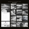 2026 Square Wall Calendar, Seascapes, 16-Month Black & White Photos Theme with 180 Reminder Stickers (12x12 In) - 4 of 4
