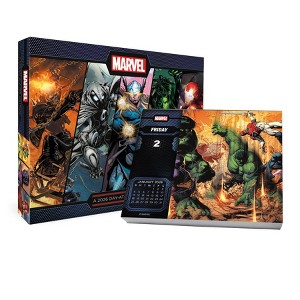 Trends International 2026 History of Marvel Dayata Time 6.12"x5.37" Box Calendar - 1 of 4