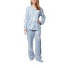 Dearfoams Women's Floral Two-Piece Pajama Set Pajamas - 2 of 4