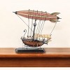 HomeRoots 12" Pink And Orange Metal Hand Painted Model Airplane Tabletop Sculpture - 2 of 4