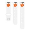 NCAA Clemson Tigers White Apple Watch Band - 42/44/45/49mm - 2 of 4