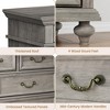 Farmhouse 9 Drawers Dresser for Bedroom, 47" Wide Wood Rustic Chest of 9 Drawers with Metal Handles, Vintage Design - 4 of 4