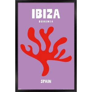 Trends International Reinders: Destinations - Destination Ibiza Framed Wall Poster Prints - 1 of 4