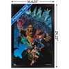 Trends International Justice League vs. Godzilla vs. Kong - Roar Framed Wall Poster Prints - 3 of 4
