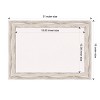 Amanti Art Alexandria White Wash Narrow Wood Framed Corkboard - 4 of 4