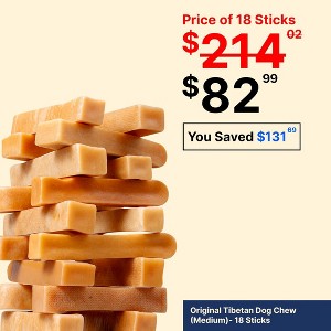Medium Yak Chews for Dogs Under 35 lbs – Natural, Long-Lasting - 1 of 4