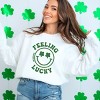 Simply Sage Market S.W.Smiley Feeling Lucky Smiley Face Sweatshirt - 2 of 4