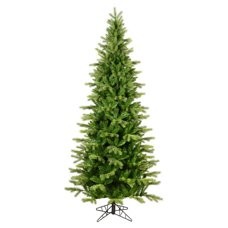 Vickerman Balsam Spruce Slim Artificial Christmas Tree with 3MM Lights, 1 of 5