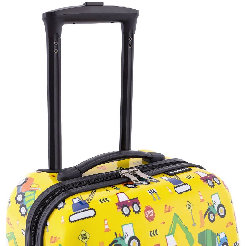 Travelers Club Kids' 5pc Hardside Checked Spinner Luggage Set, 3 of 16