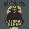 Rerun Island Women Halloween Eternal Sleep Shirt Dracula Short Sleeve Graphic Cotton T-Shirt - 2 of 4