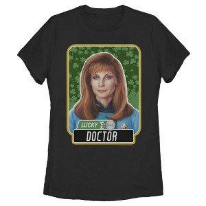 Women's Star Trek: The Next Generation St. Patrick's Day Lucky Doctor Beverly Crusher T-Shirt - 1 of 4