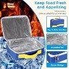 NewHome"Kids Lunch Box with Thermal Container, Insulated Bag, 2 Compartments, Spoon & Fork, Spill-Resistant"Blue - 3 of 4