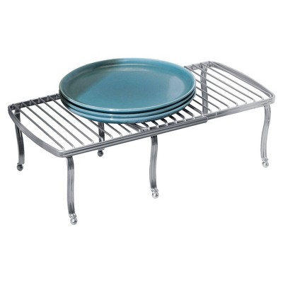 iDESIGN York Lyra Expandable Shelf Silver