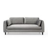 78.74" Upholstered Loveseat Sofa with Round Arms, Straight Back Cushion Modern Sofa, 2-Seat Medieval Sofa - 3 of 4