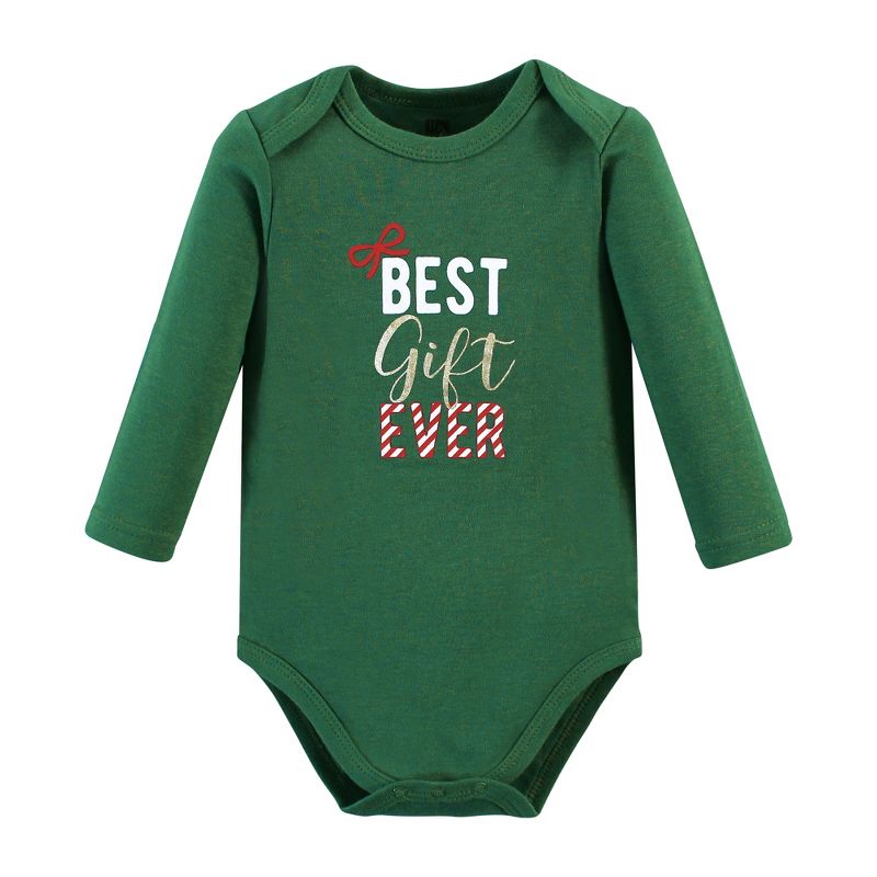 Hudson Baby Infant Girl Cotton Layette Set, Christmas Gift, 6 of 8